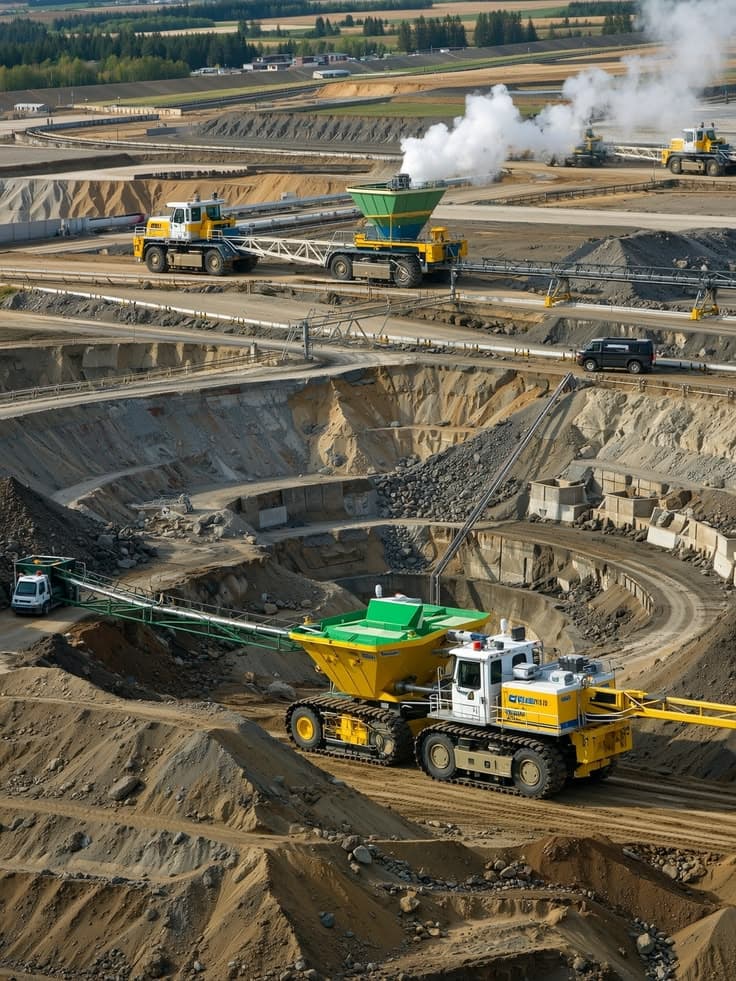 Mine waste processing project under development
